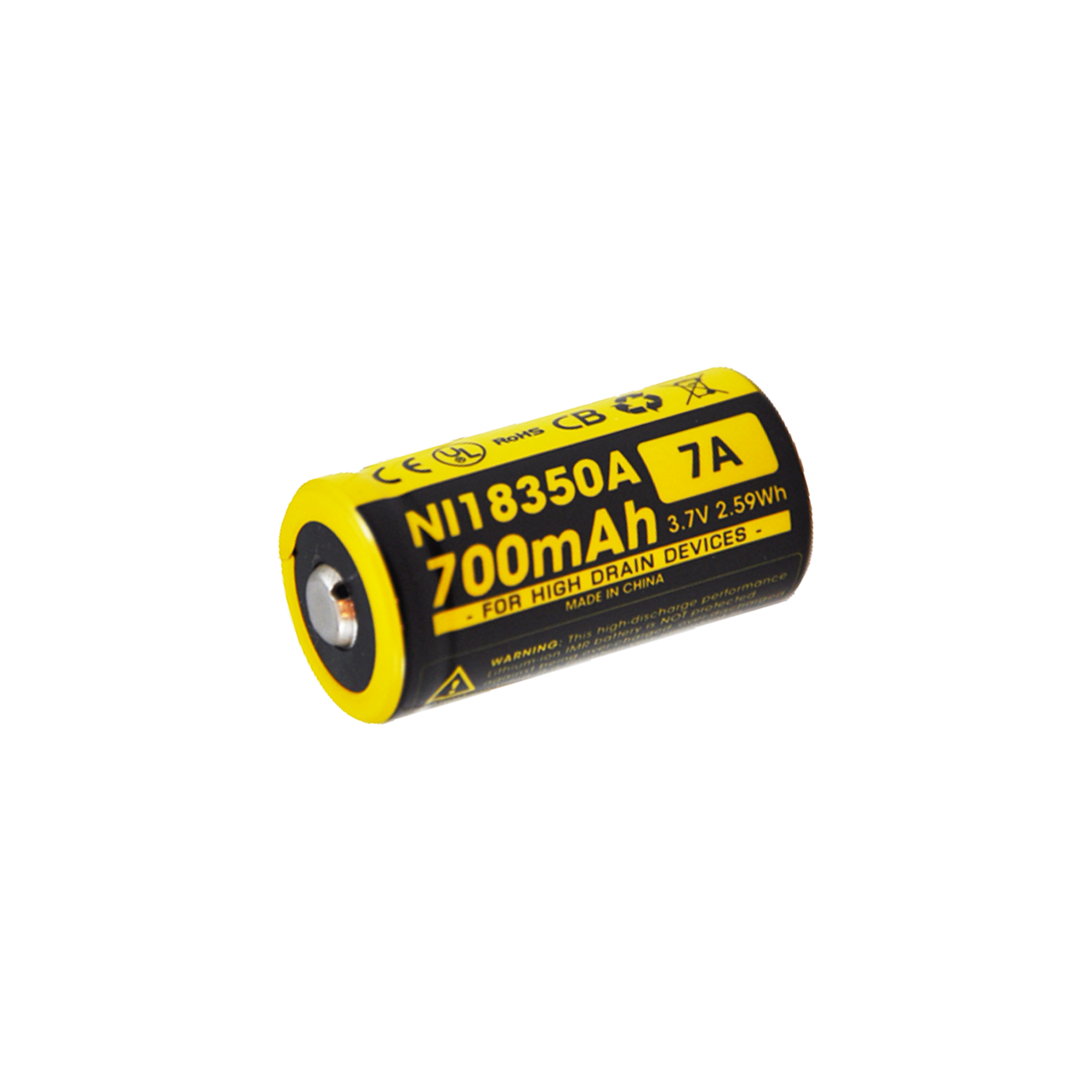 Nitecore IMR18350A 700mAh Li-ion aккумулятор 3.7V