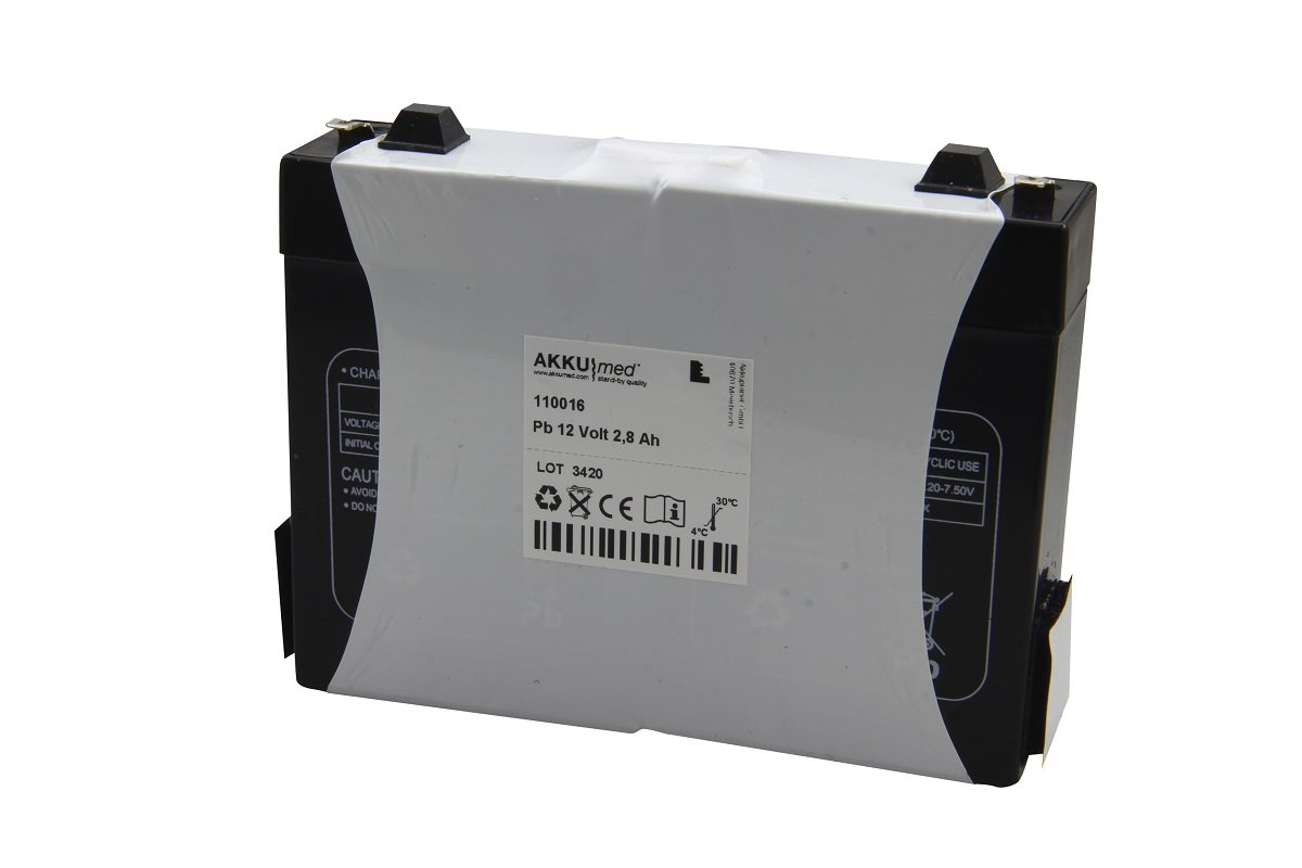 AKKUmed lead-acid battery suitable for Criticon Dinamap XL, 8100, 8100T, 8110, 8120, 9300, 9340,