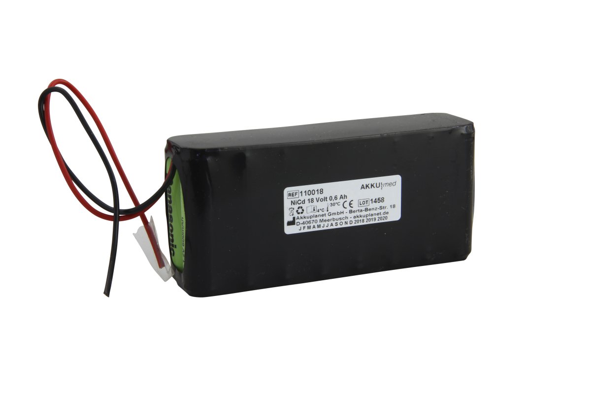 AKKUmed NC battery suitable for Hellige Defi SCP840, SCP912