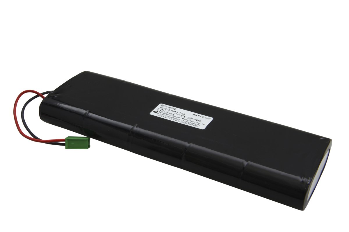 AKKUmed NiCd 1700mAh akumulators Hellige Cardio Smart un Marquette MAC PC1000, 1100, 1200ST EKG ierīcēm