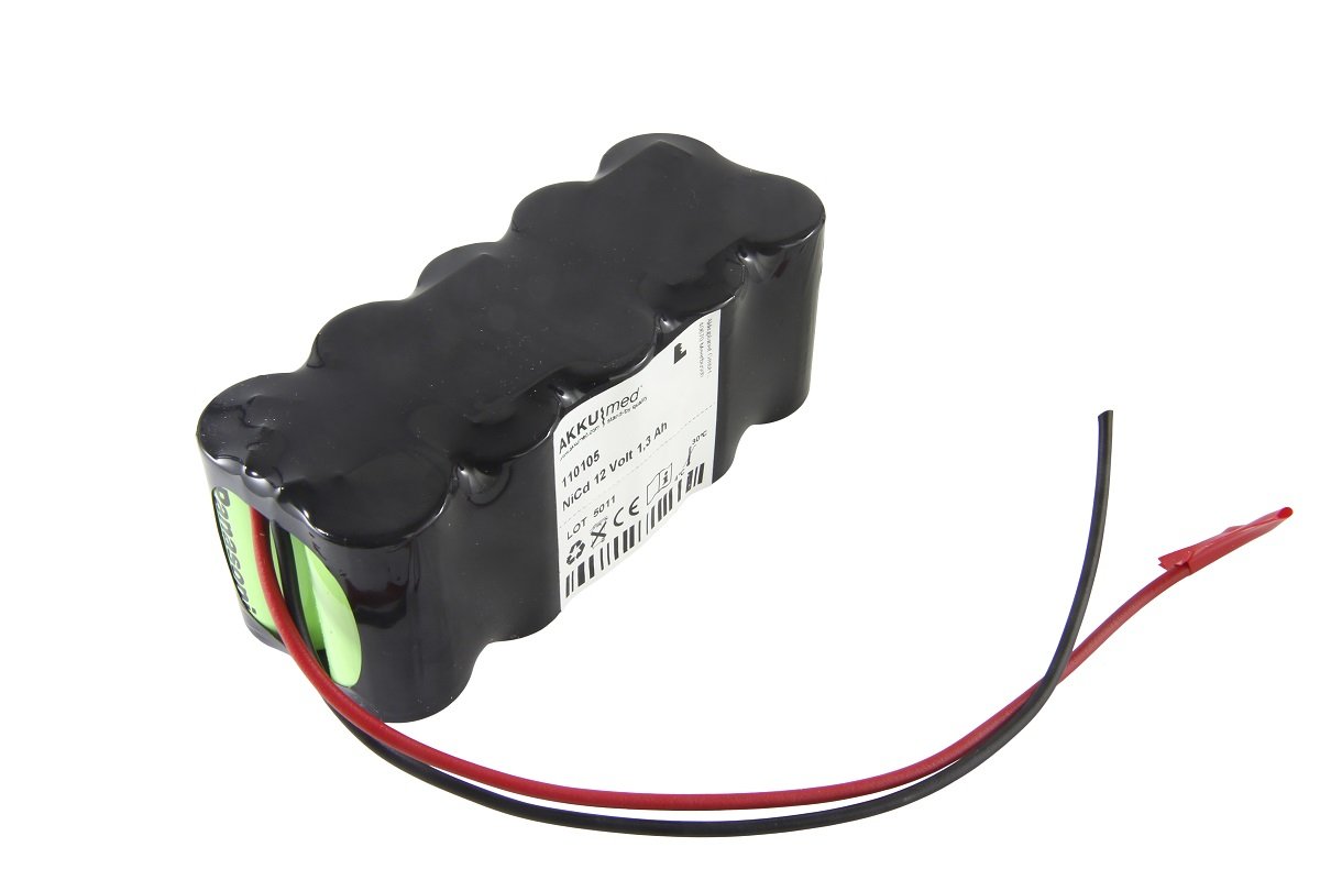 AKKUmed NiCd 1300mAh akumulators Mela Melacard Econ-B defibrilatoram