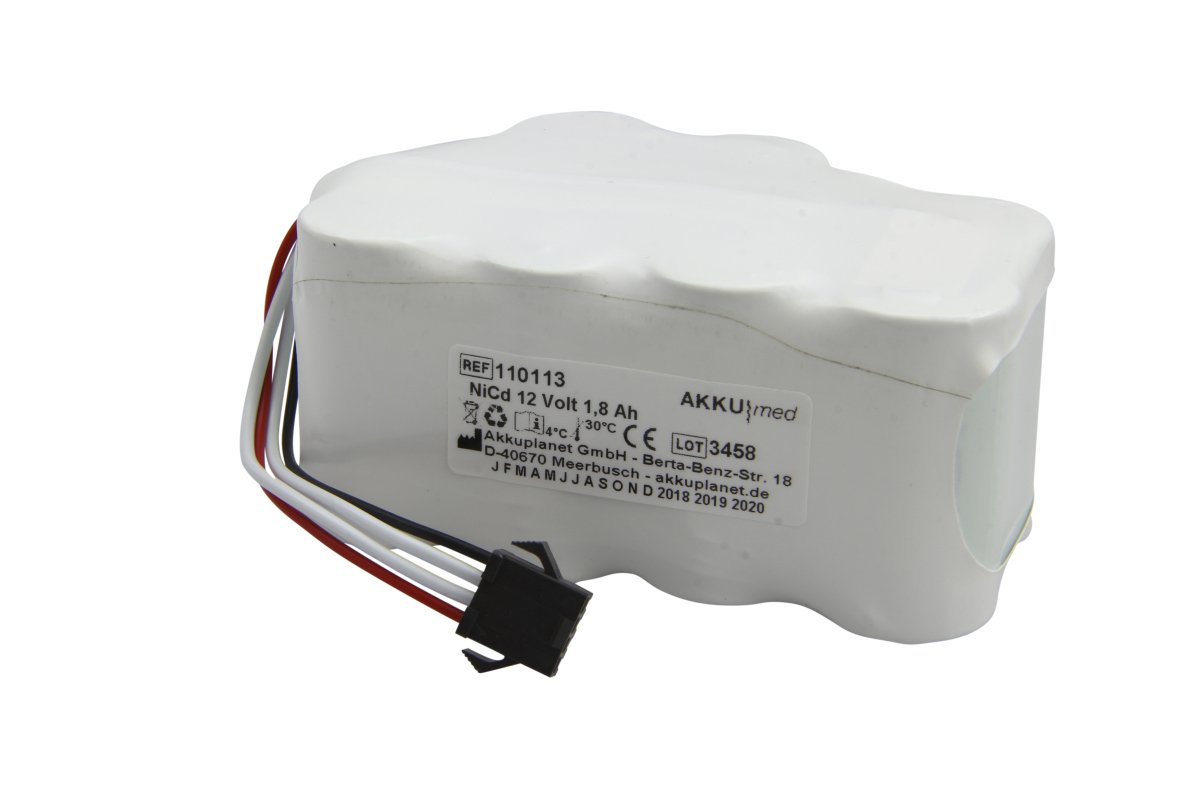 AKKUmed NC battery suitable for Ivac (Alaris) infusion system Signature Gold 7101, 7130, 7131,