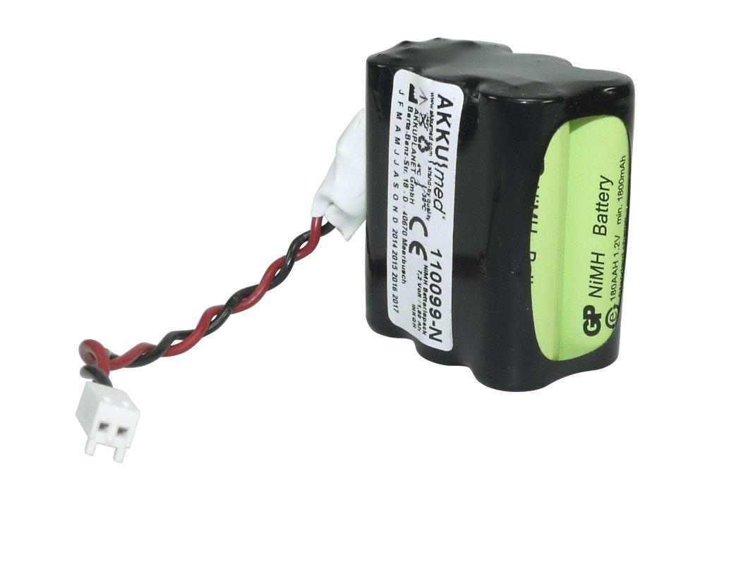 AKKUmed NiMH 1600mAh akumulators Sherwood-Davis & Geck Kangaroo 224 un 324 enterālās barošanas sūkņiem