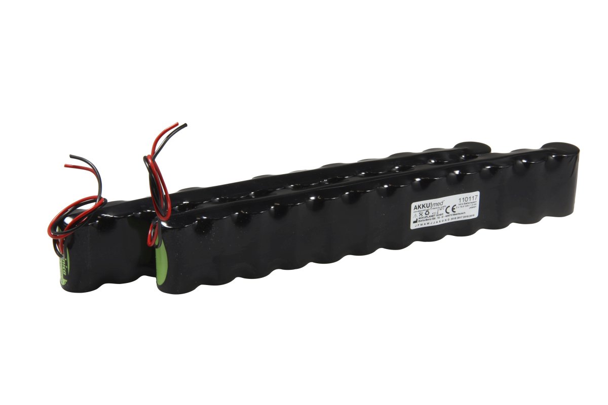 AKKUmed NC battery suitable for Hellige SMK 153, 210, 230, 231