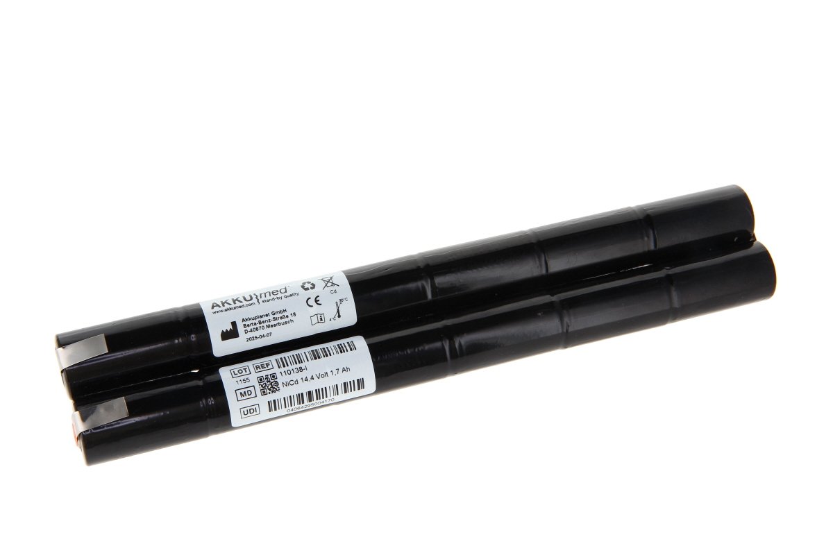 AKKUmed NiCd akumulators Primedic Metrax ECO1, DM1, 3, 10, 10-12, 30-12 un M240 defibrilatoriem