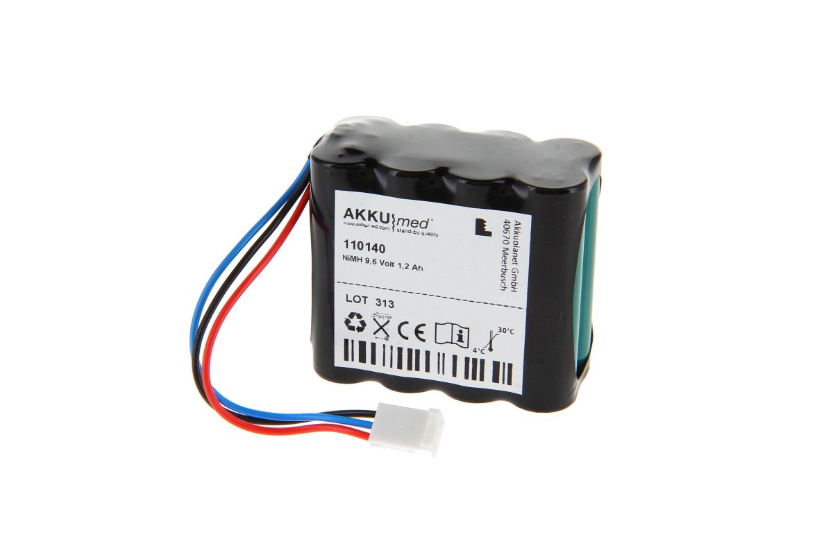 AKKUmed NiMH battery suitable for DrĆ¤ger Oxipac 2500