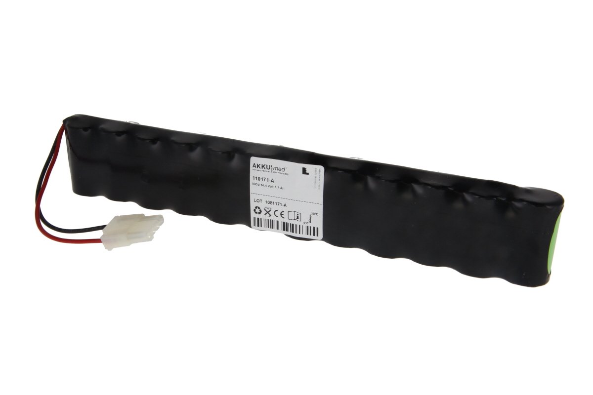 AKKUmed NC battery suitable for Schiller defibrillator Defigard 3002