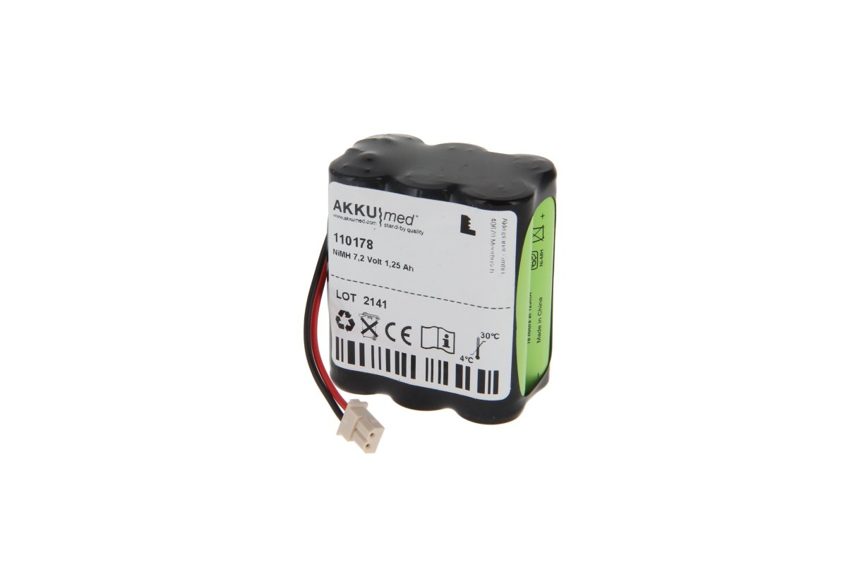 AKKUmed NiMH battery suitable for Alaris Medical System infusion pump Asena GW - typ 1000EL00349