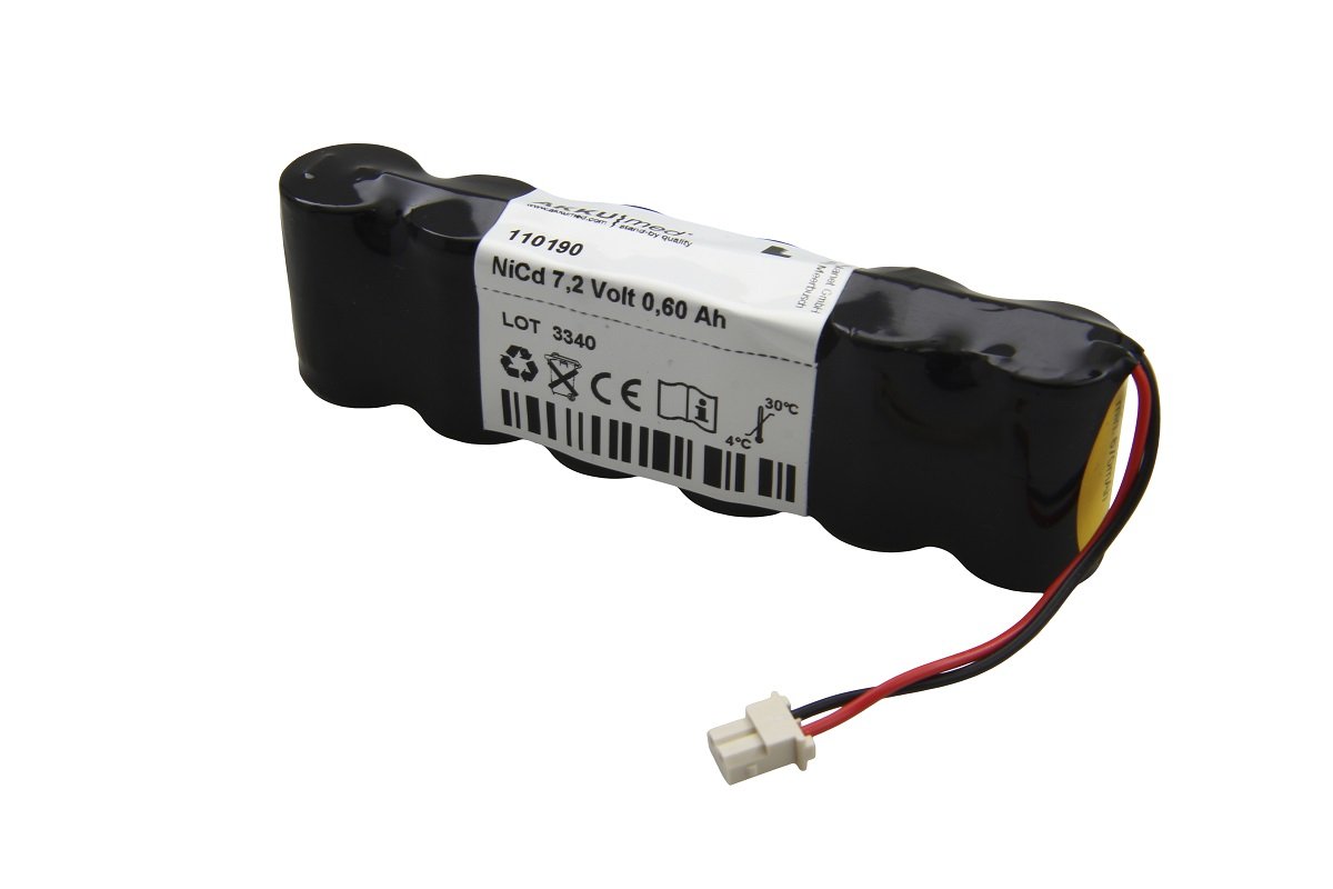 AKKUmed NC battery suitable for Micro Medical Microlab 3300 pulmonary function tester