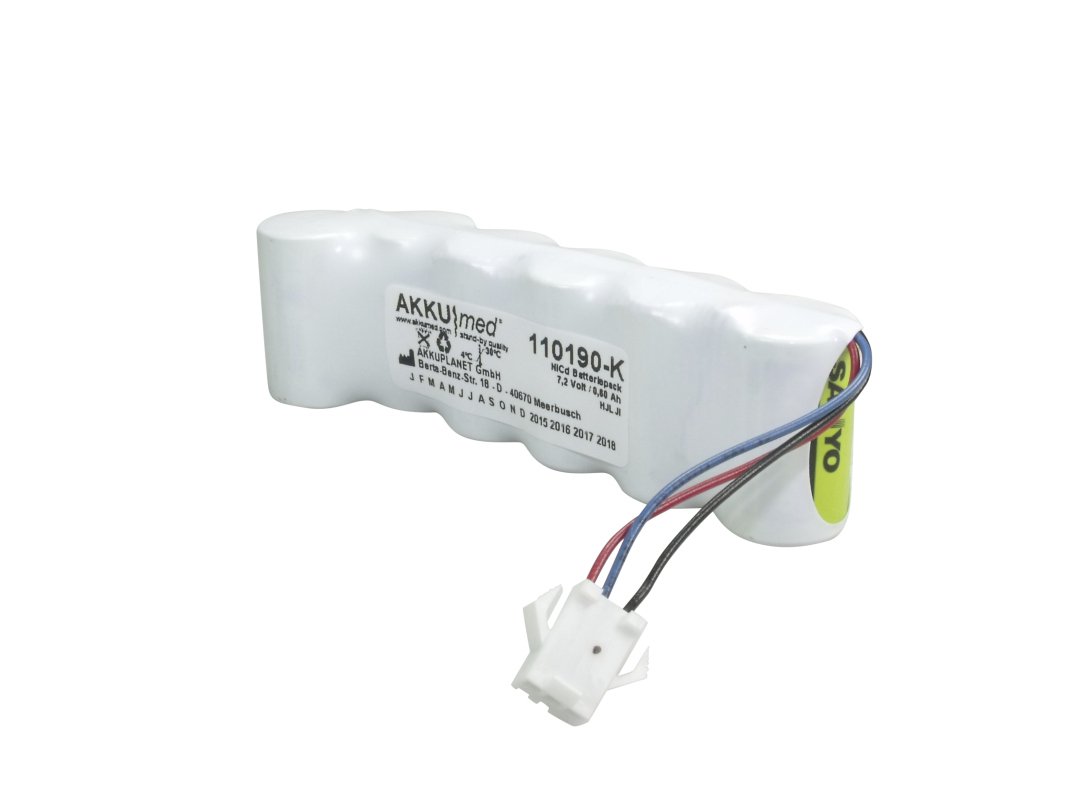 AKKUmed NC battery suitable for Micro Medical Microlab 3500 pulmonary function tester