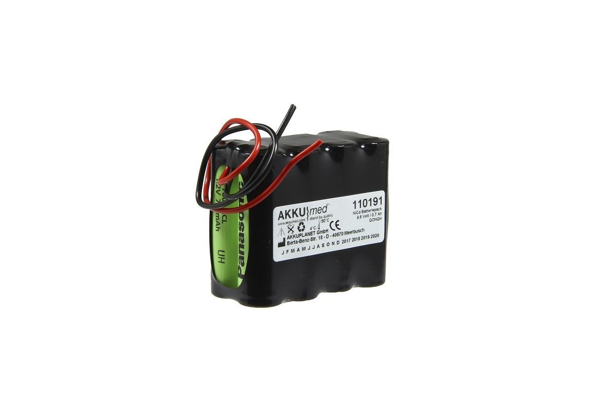 AKKUmed NC battery suitable for ETH underwater massage