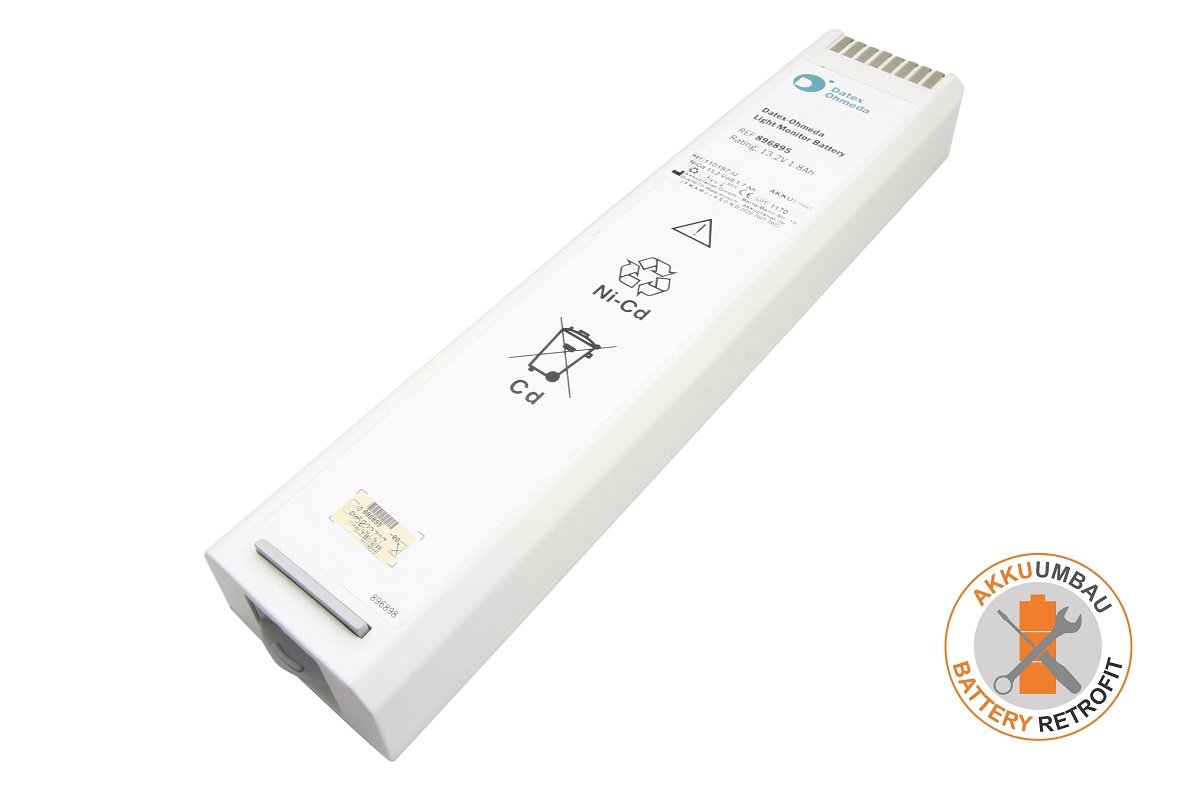 AKKUmed NiCd akumulators Datex Ohmeda Light 896895, 887753 monitoram
