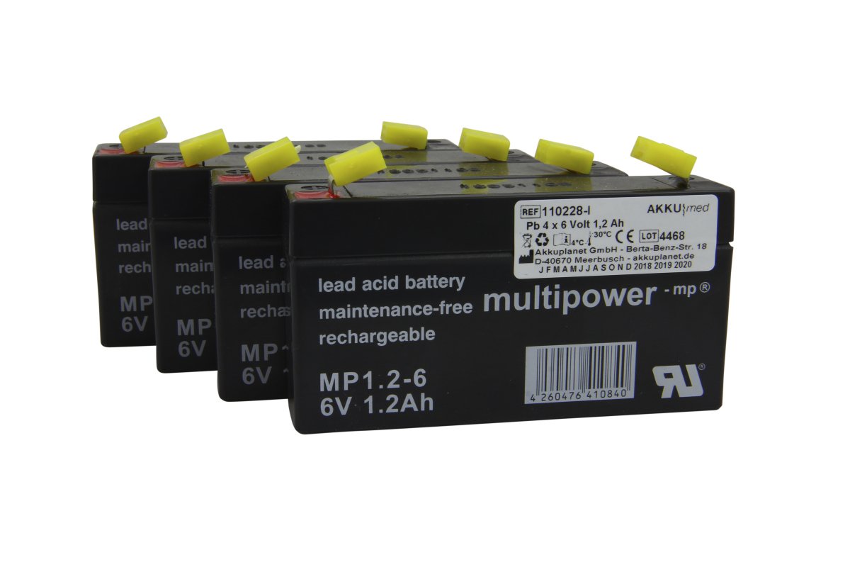 AKKUmed lead-acid battery suitable for Stiegelmeyer hospital bed Vitano, AG300