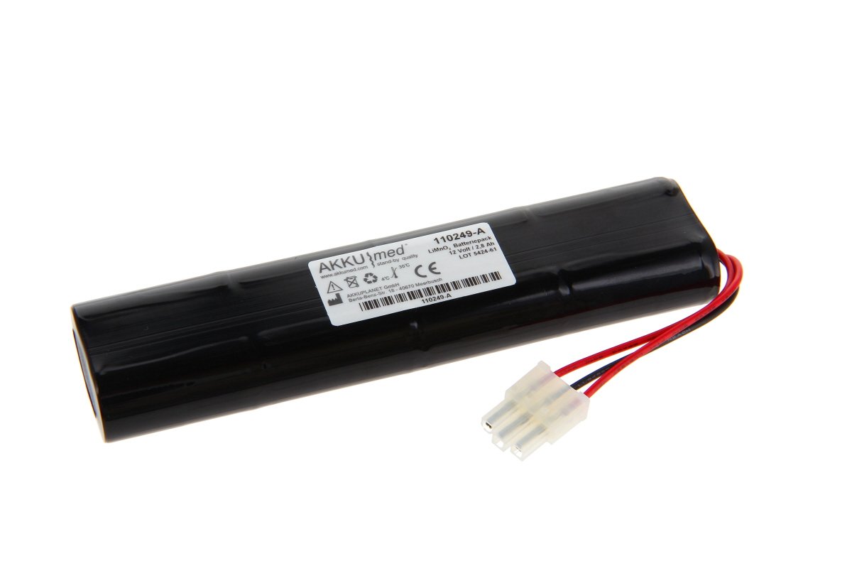 AKKUmed litiumparisto 2800mAh Welch Allyn AED10 -defibrillaattoriin (001852)
