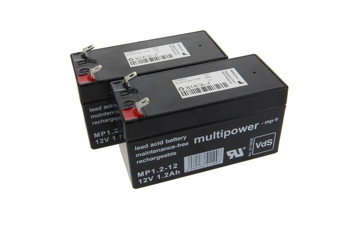 AKKUmed svina-skābes akumulators 1200mAh Hill-Rom Evolution CS156 slimnīcas gultai