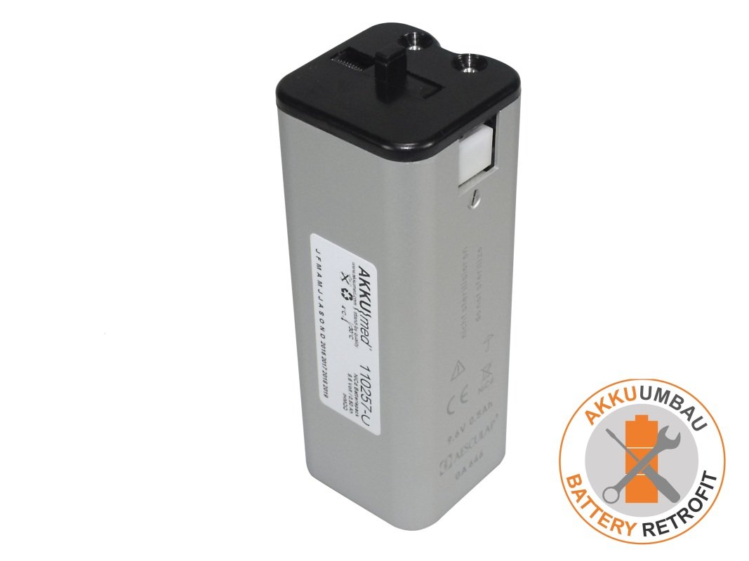 AKKUmed NC battery retrofit suitable for Aesculap Acculan GA646 - short version
