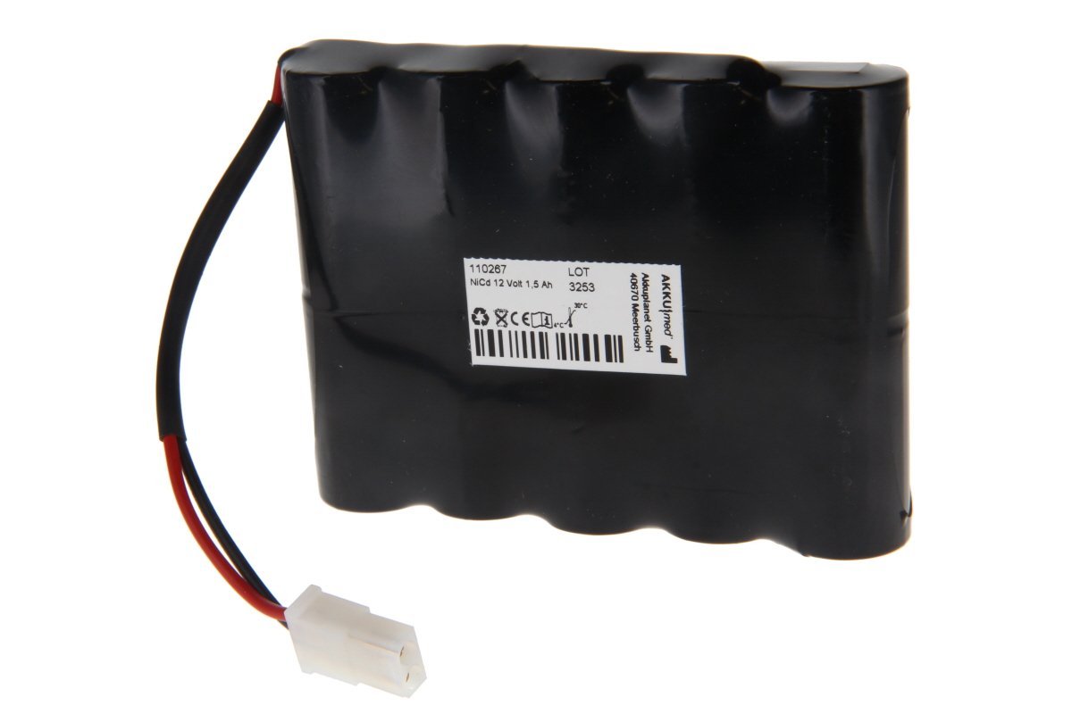 AKKUmed NC battery suitable for Burdick EK10, Elite, Elite II, type 862278, 9620600EH49E