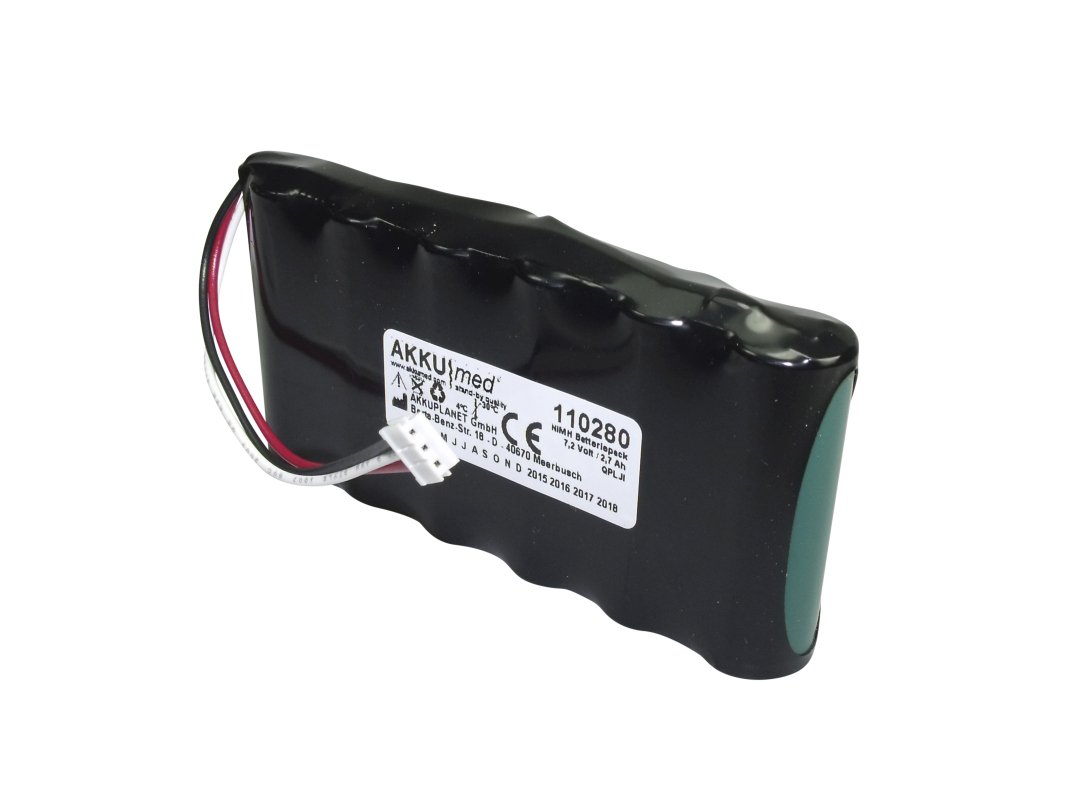 AKKUmed NiMH battery suitable for Criticare oximeter Poet LT Plus