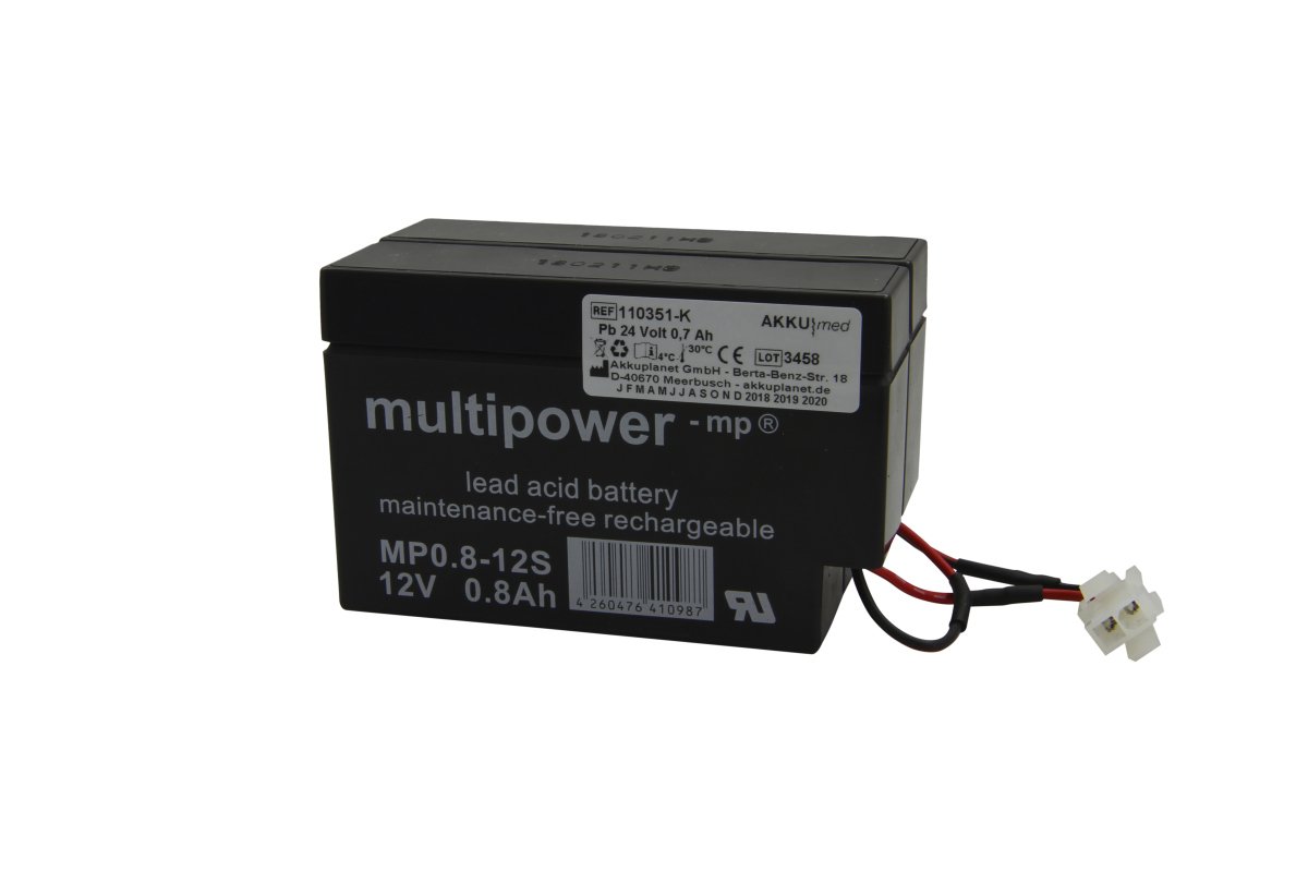 AKKUmed lyijyakku 700mAh Hill-Rom AvantGuard LI159AX -sairaalasänkyyn