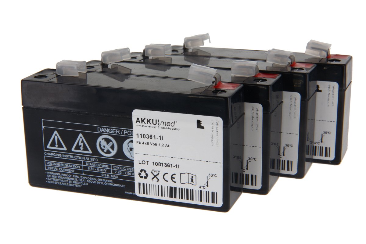 AKKUmed lead-acid battery suitable for VĆ¶lker patients bed S960-2W