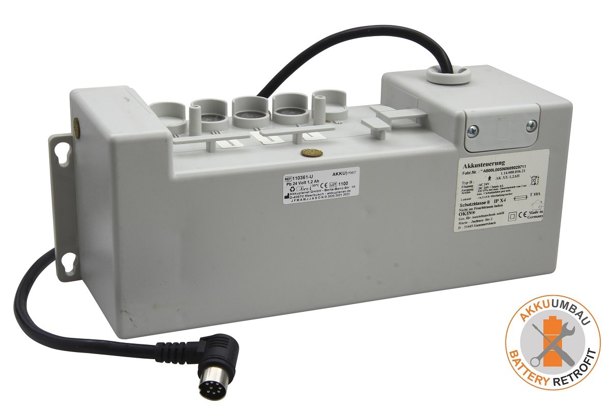 AKKUmed lead-acid battery retrofit suitable for VĆ¶lker patients bed S960-2W