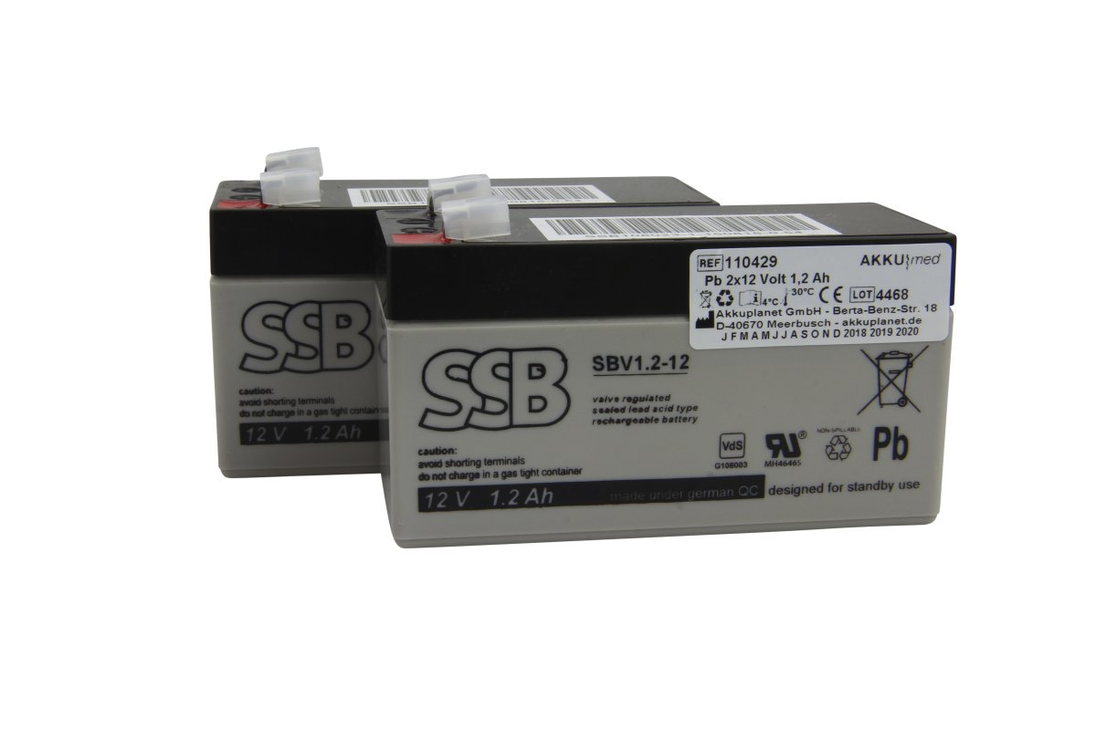 AKKUmed lead-acid battery suitable for Wissner-Bosserhoff health care bed Contempora (Q7)