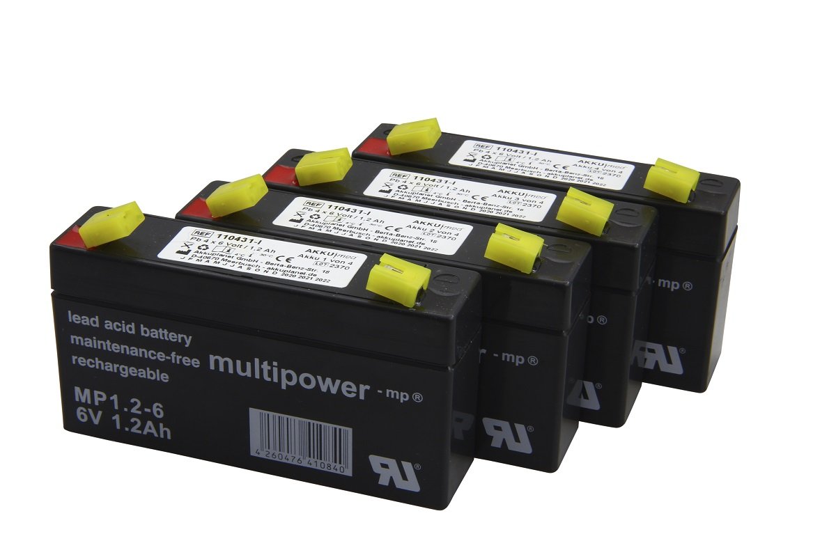 AKKUmed lead-acid battery suitable for Wissner-Bosserhoff hospital bed type Eleganza