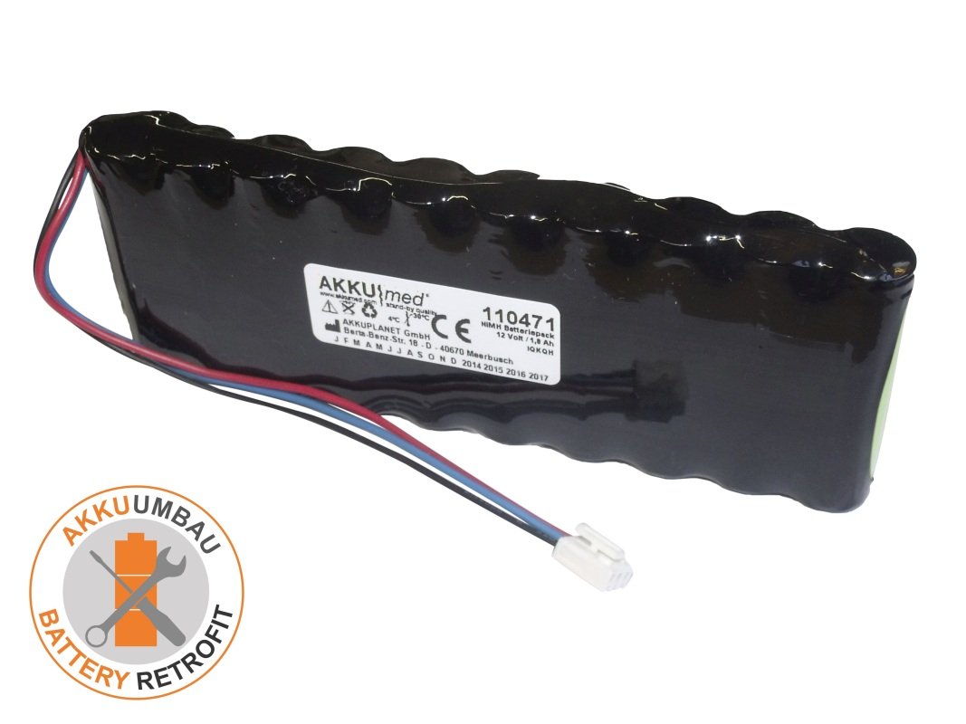 AKKUmed NiMH battery retrofit suitable for Bionet Monitor BM3+