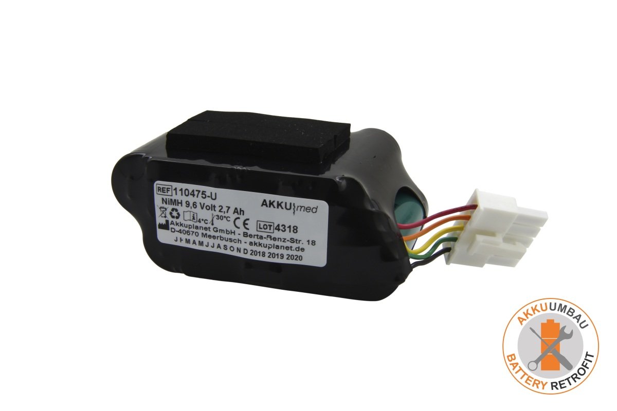 AKKUmed NiMH battery retrofit suitable for Alaris medical system Gateway Workstation
