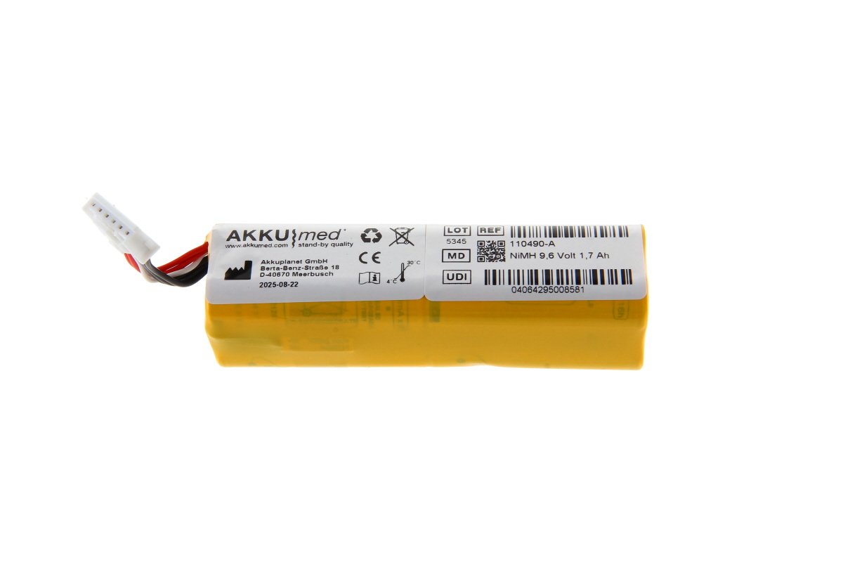 AKKUmed NiMH battery suitable for Fukuda Denshi ECG CardiMax FX-7202, type T8HRAAU-4713