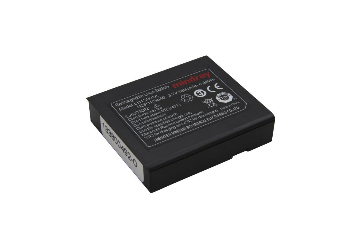 Alkuperäinen Li-ion 1800mAh akku Datascope Mindray PM60 -pulssioksimetriin (LI11S001A, M05-010004-08)