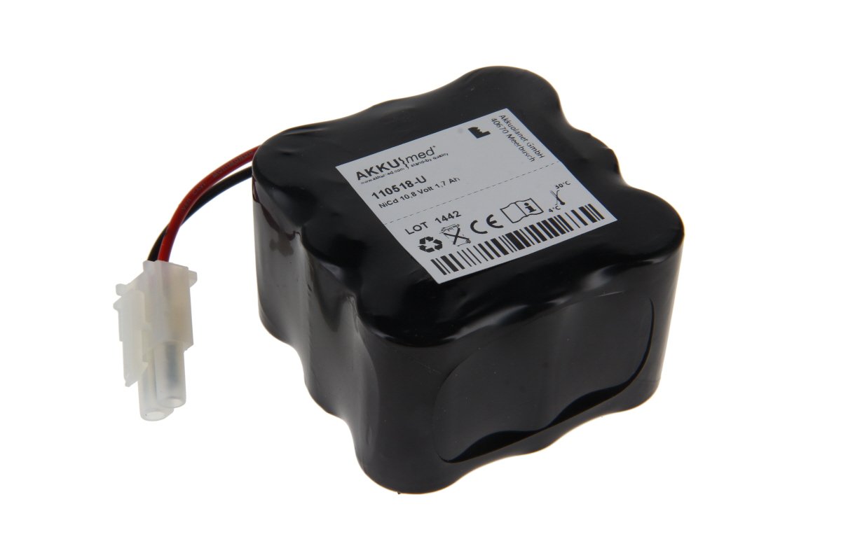 AKKUmed NC battery retrofit suitable for Merck (Biotest) air sampler MAS-100, type MAS-AC-7009