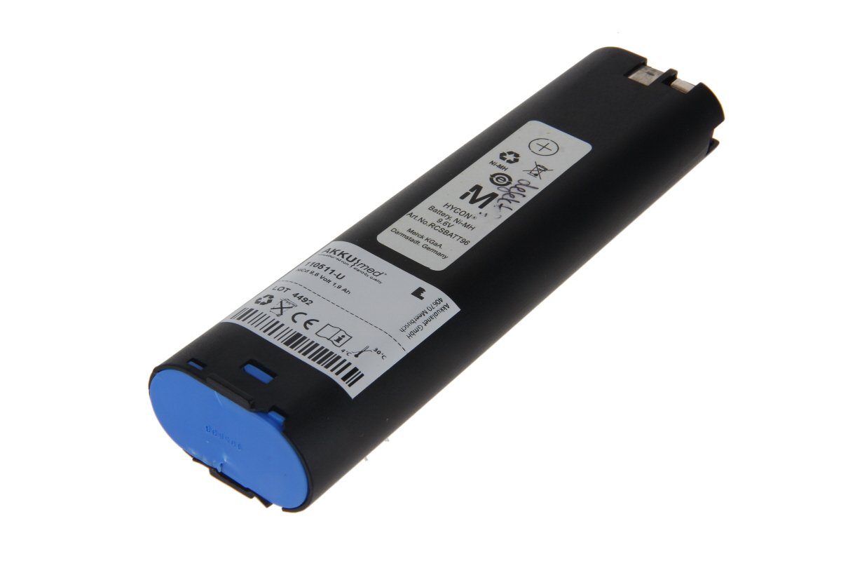 AKKUmed NC battery retrofit suitable for Merck RCS High Flow air sampling (Biotest), type 940275
