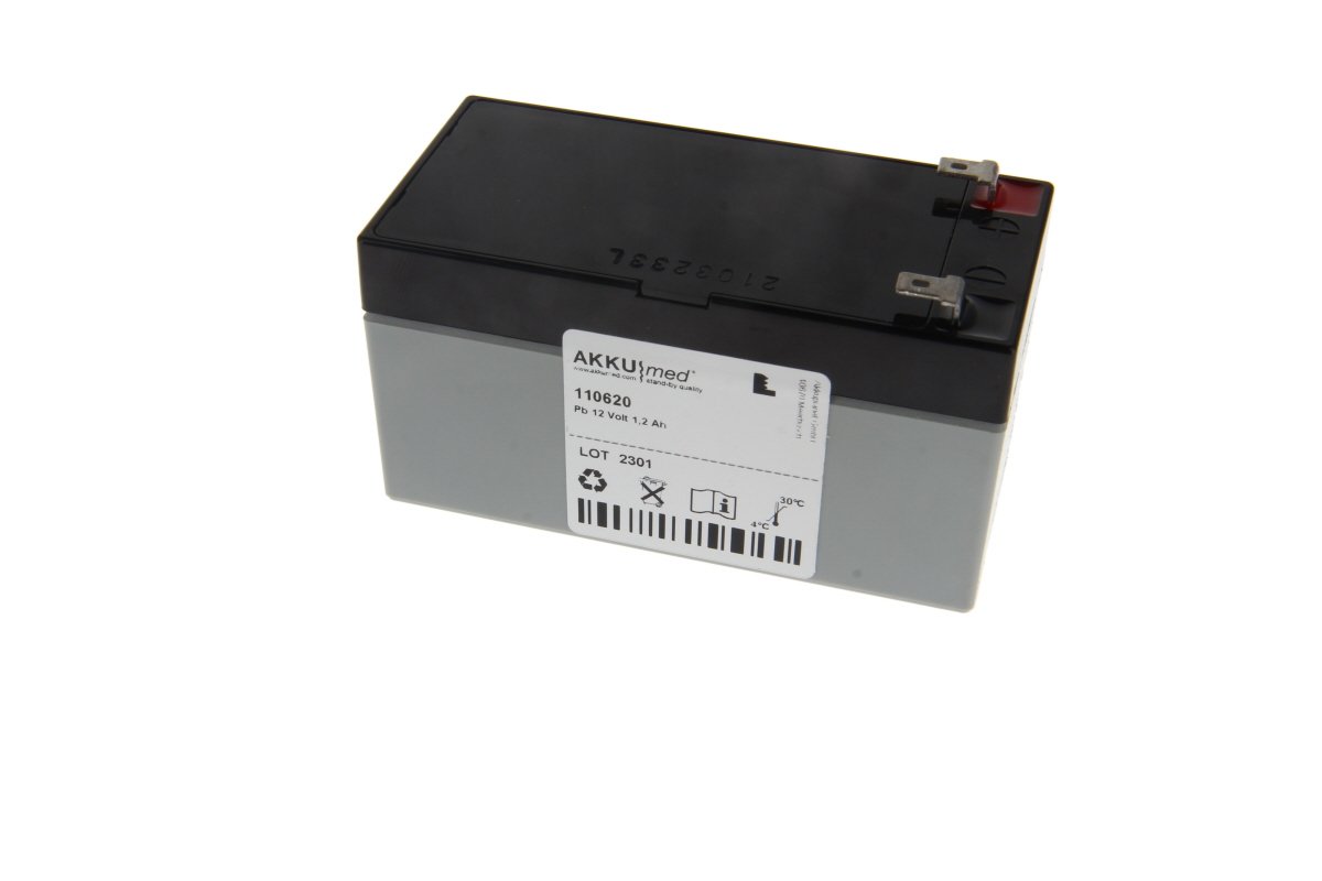 AKKUmed svina-skābes akumulators 1300mAh GE Marquette MAC 500 EKG ierīcei (92916729)