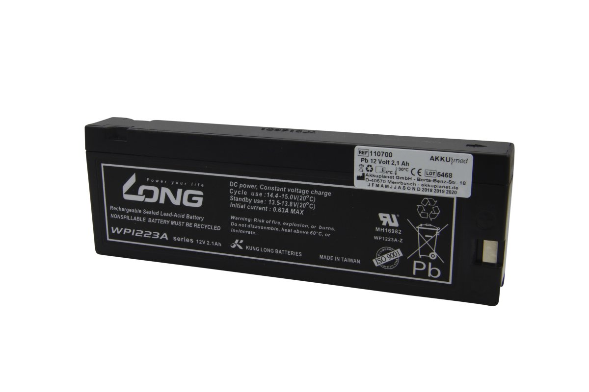 AKKUmed lead-acid battery suitable for Radiometer Monito Tosca TCM4
