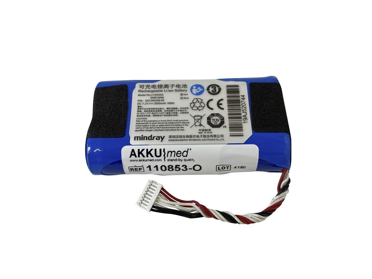 Alkuperäinen Li-ion-akku Mindray BeneVision N1 LI12I003A/ 022-000338-00 -monitoriin