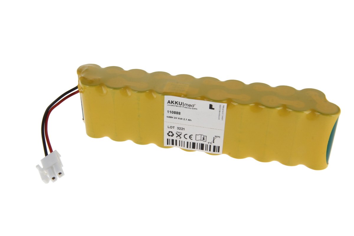 AKKUmed NiMH battery suitable for Cardioline ECG ELAN CP1, CP/I
