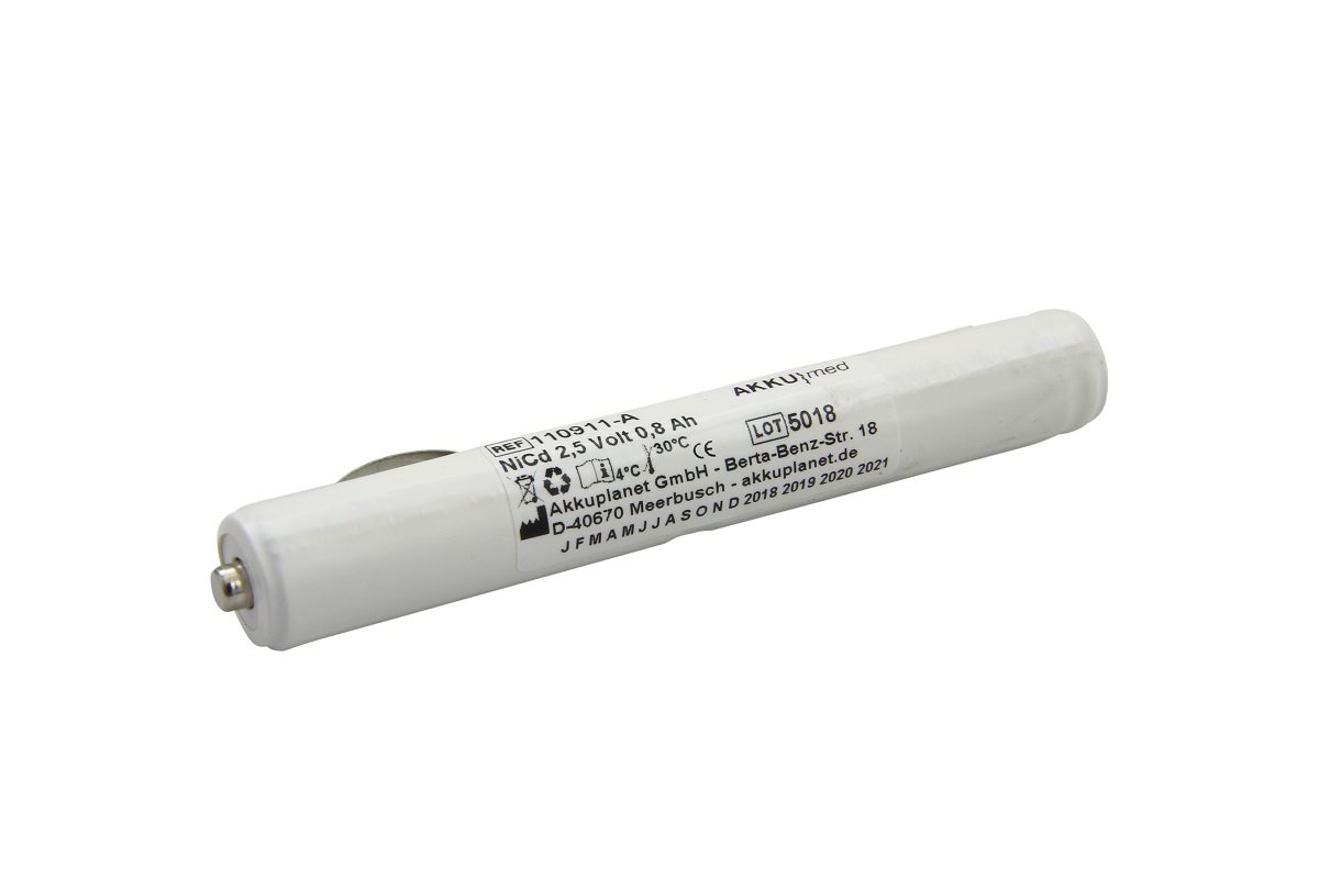 AKKUmed NC battery suitable for Welch Allyn Pocket Scope 72800, type 72600