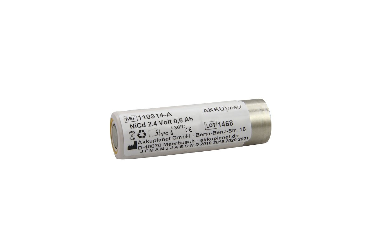 AKKUmed NC battery suitable for Welch Allyn, type 72900, MT2, MicroTymp 2