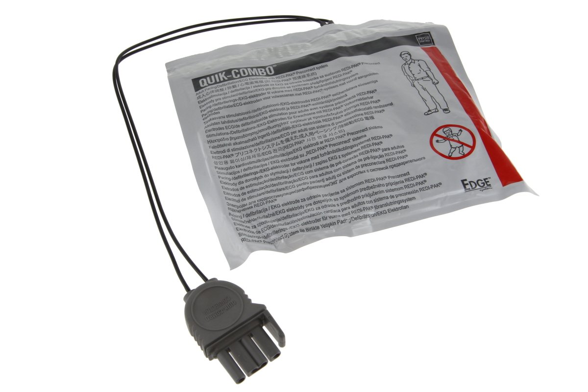 Original Quik-Combo defi-electrodes/ pads for REDI PAK System