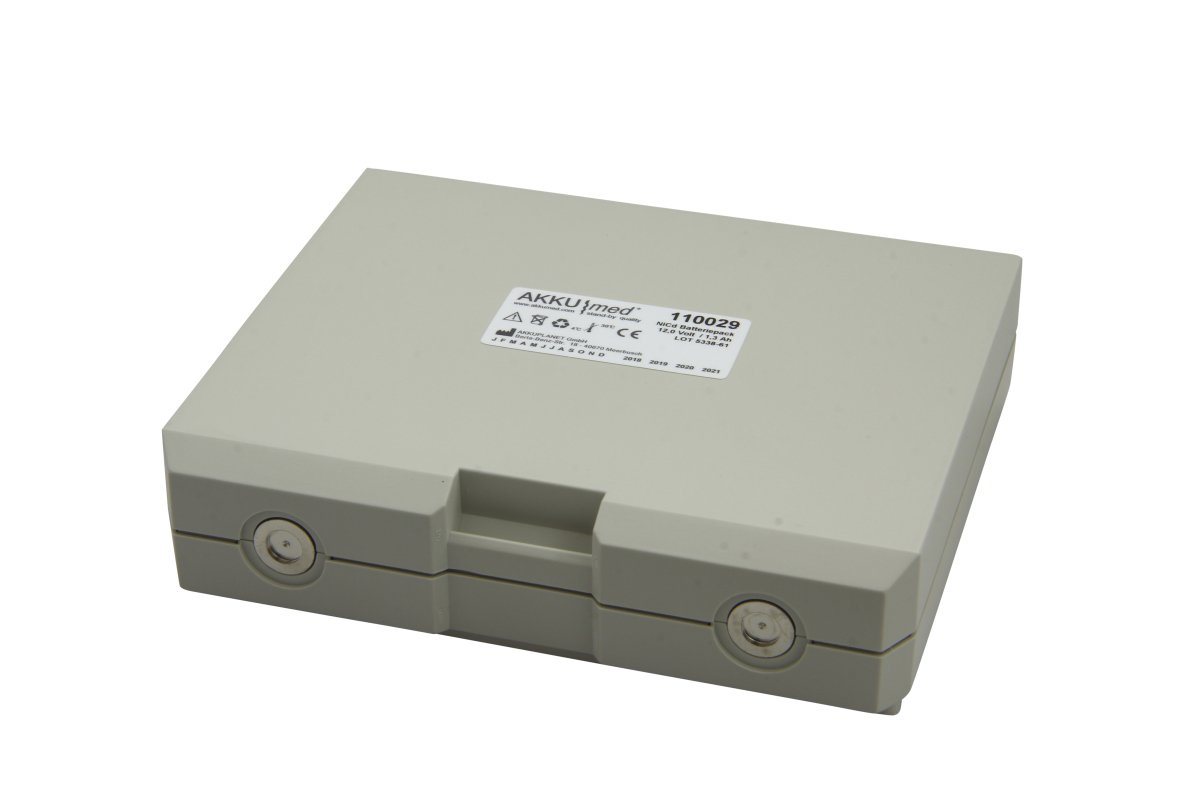 AKKUmed NC battery suitable for Hellige defi SCP 910, 913, 915, 922, Cardioserv 303, 440, 30