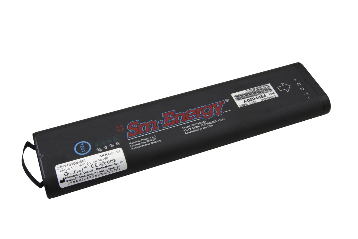 AKKUmed Li-ion 5000mAh akumulators GE Marquette Dash 3000, 4000, 5000 un Transport Pro monitoriem