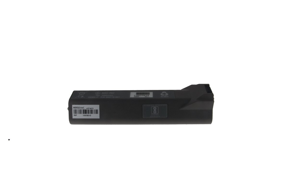 Oriģinālais NiMH 3500mAh akumulators GE Hellige Marquette MAC3500, MAC5000ST un MAC5500 EKG ierīcēm