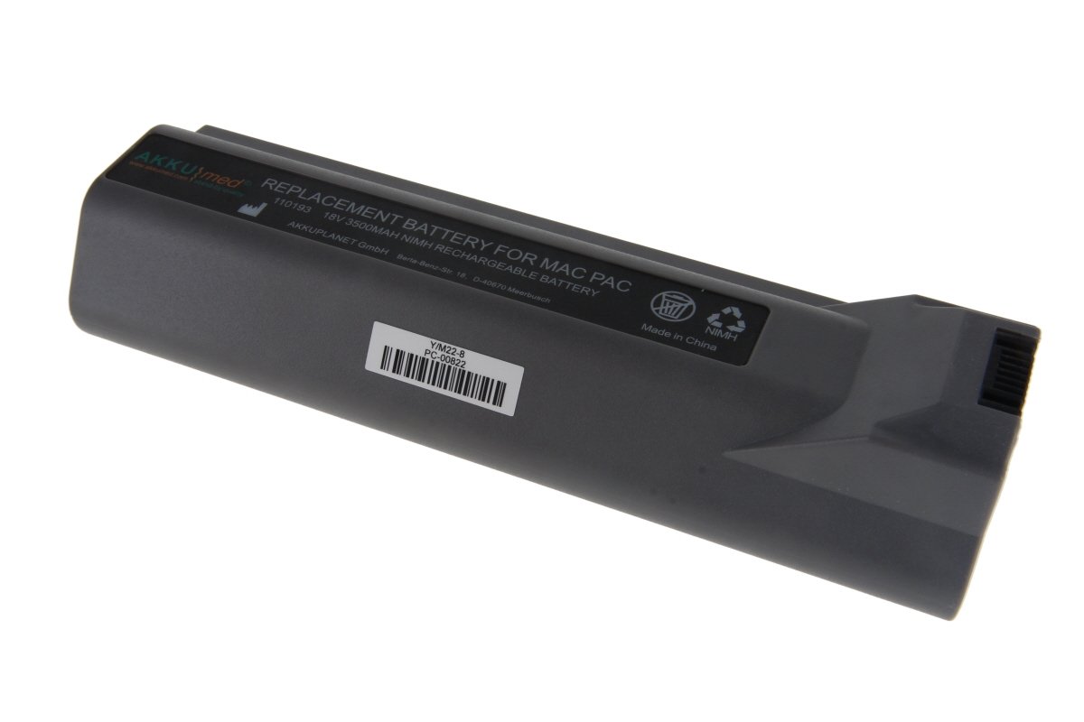 AKKUmed NiMH 3500mAh akumulators GE Hellige Marquette MAC3500, MAC5000ST un MAC5500 EKG ierīcēm