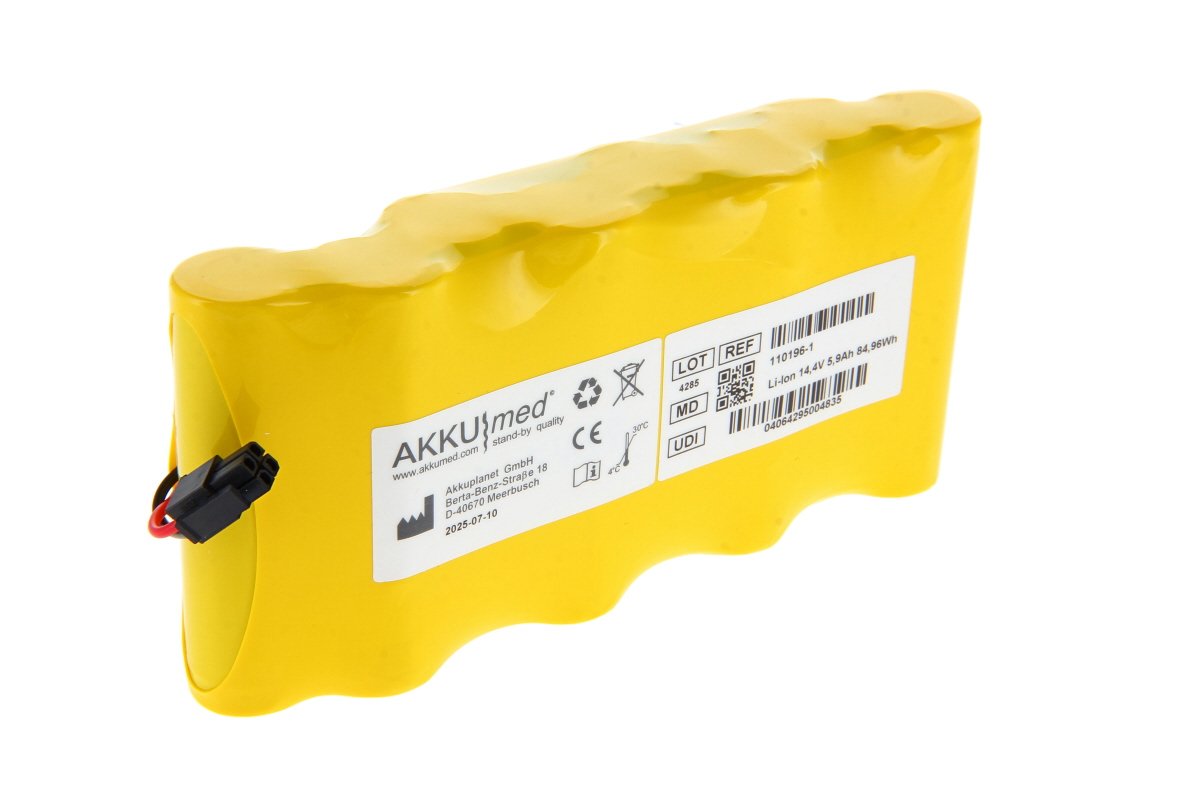 Akkumed Li Ion Battery suitable for DrĆ¤ger Infinity Monitor Delta/ Gamma / Gamma XL
