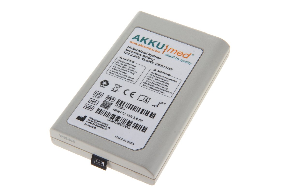 AKKUmed NiMH 3800mAh akku Siemens Maquet Servo-i ja Servo-s -tehohoitomonitoreihin (6487180)