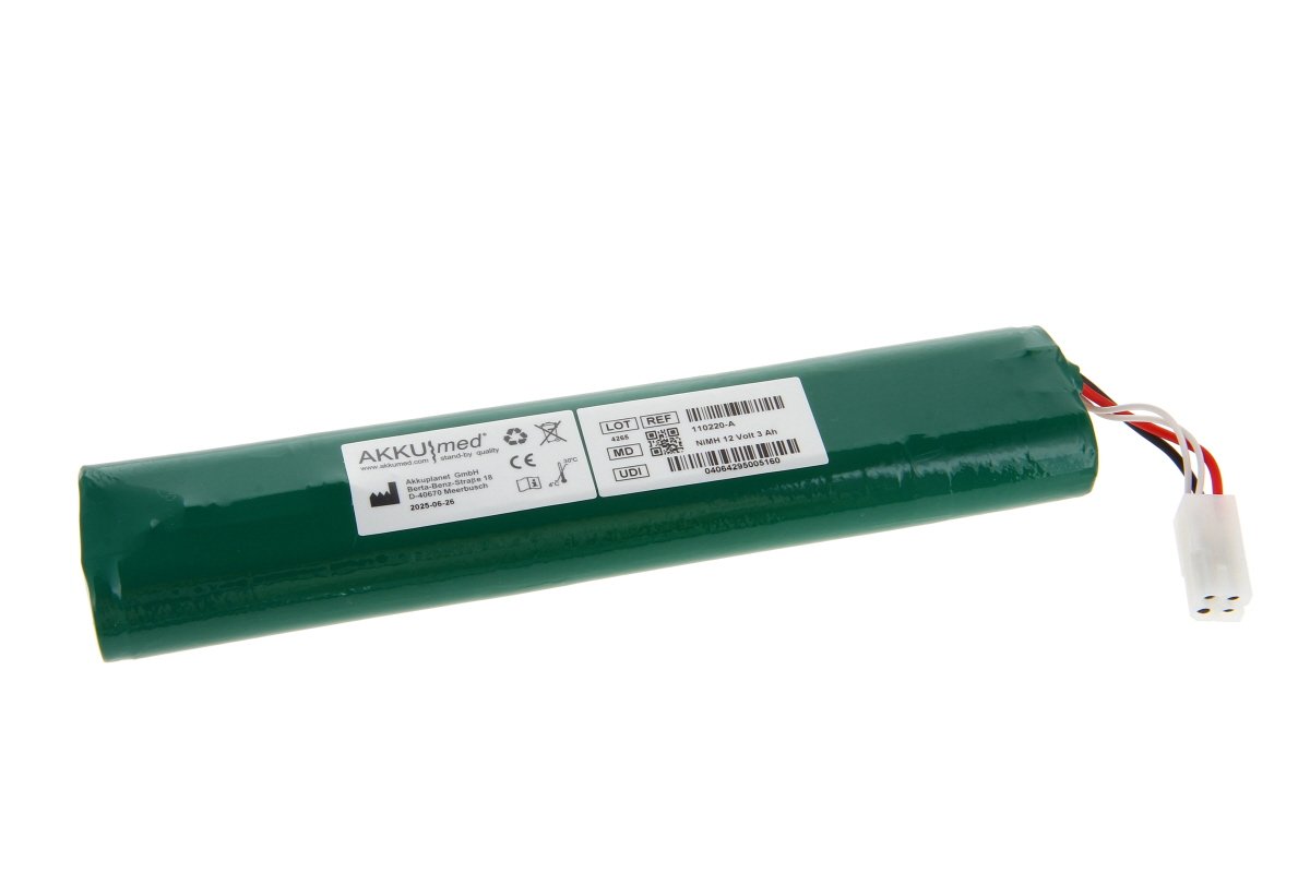 AKKUmed NiMH 3000mAh akumulators Physio Control LIFEPAK 20 defibrilatoram