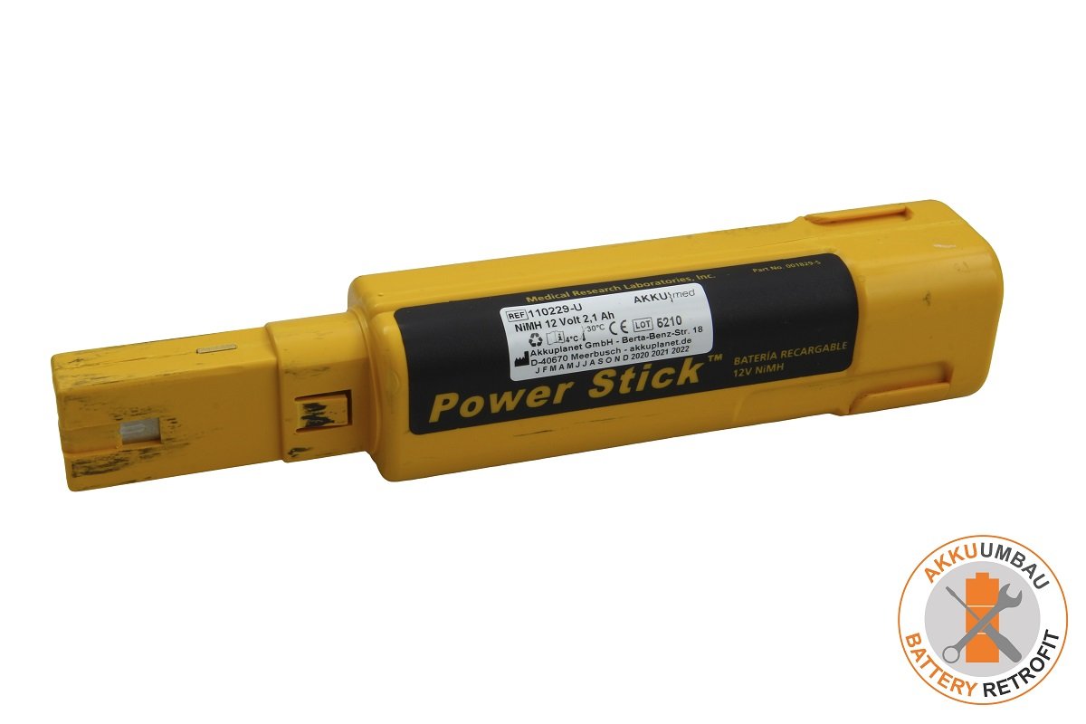 AKKUmed NiMH aku Welch Allyn AED20, 01829 defibrillaatorile
