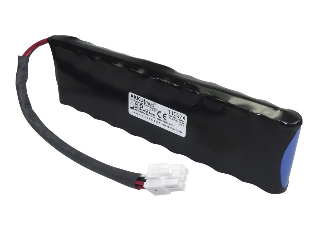 AKKUmed NC battery suitable for GE Hellige Marquette monitor Solar 9500