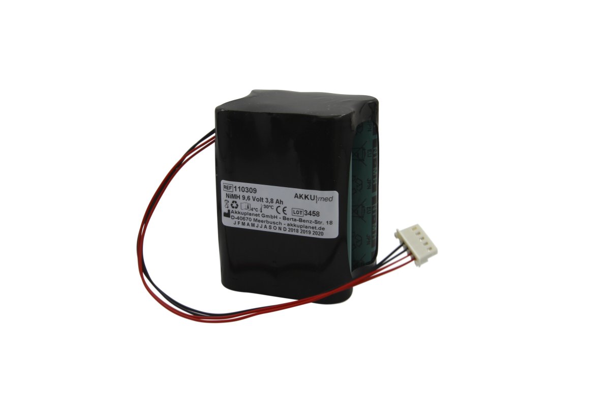AKKUmed NiMH 3800mAh akumulators Nellcor OxiMax N-560 un Mediana M6008-O pulsa oksimetriem